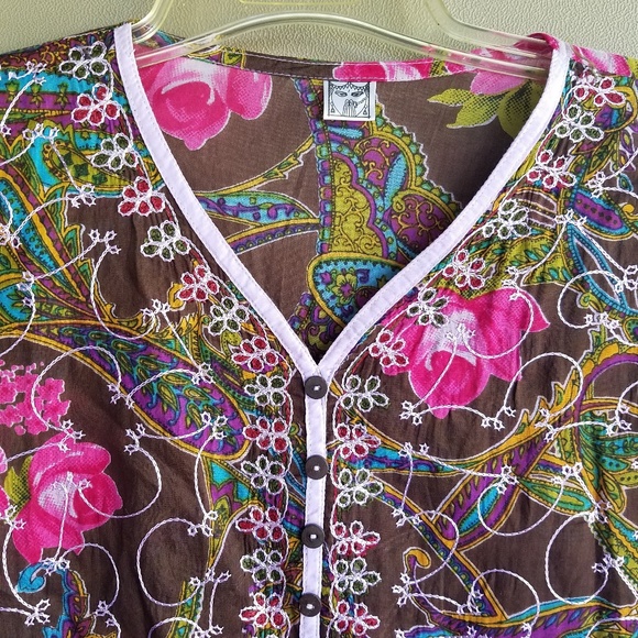 Tops - India Embroidered Blouse